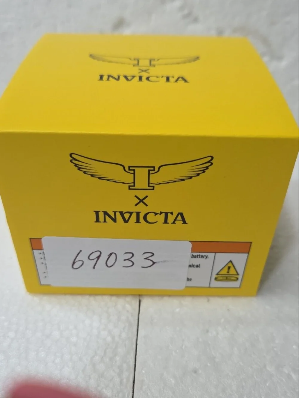 Invicta Gold Tone Men's Watch with Blue Dial 69033